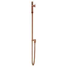 Round Single Function Hand-Held Shower on Rail